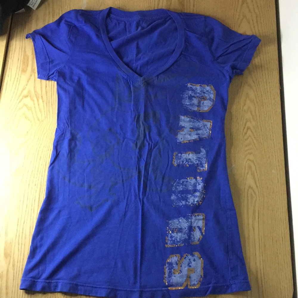 Women’s Florida Gators T-Shirt Blue/Gold Size Small